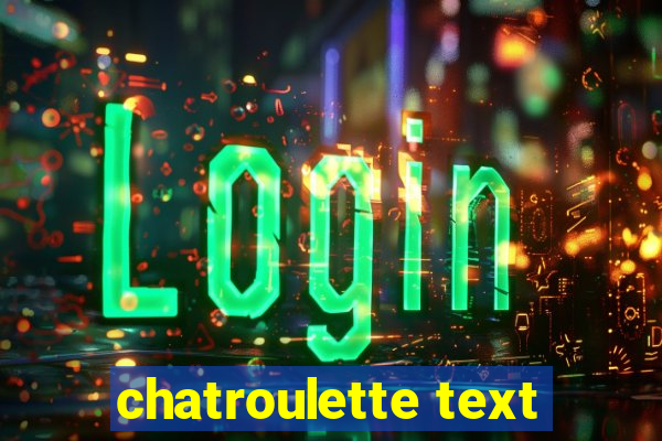 chatroulette text